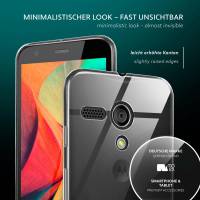 moex Aero Case für Motorola Moto G – Durchsichtige Hülle aus Silikon, Ultra Slim Handyhülle