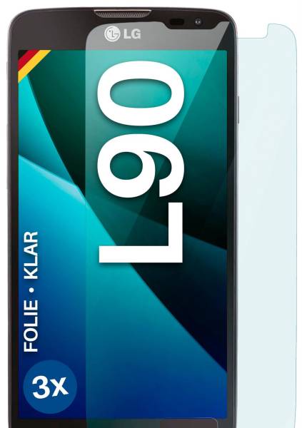 moex FlexProtect Klar für LG L90 – Schutzfolie für unsichtbaren Displayschutz, Ultra klar