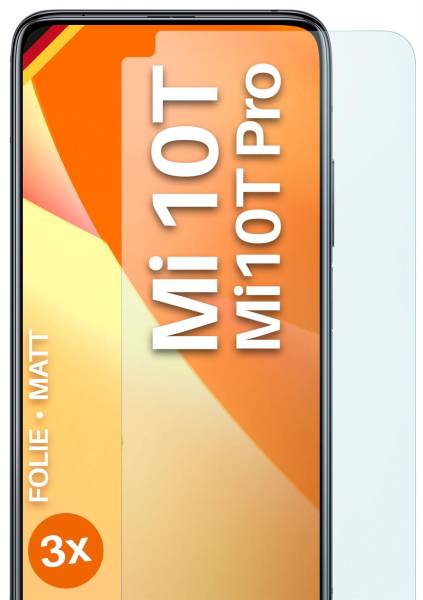 moex FlexProtect Matt für Xiaomi Mi 10T Pro – Anti Reflex Schutzfolie für besten Displayschutz, Matt