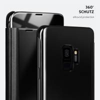 moex Void Case für Samsung Galaxy S9 – Klappbare 360 Grad Schutzhülle, Hochglanz Klavierlack Optik