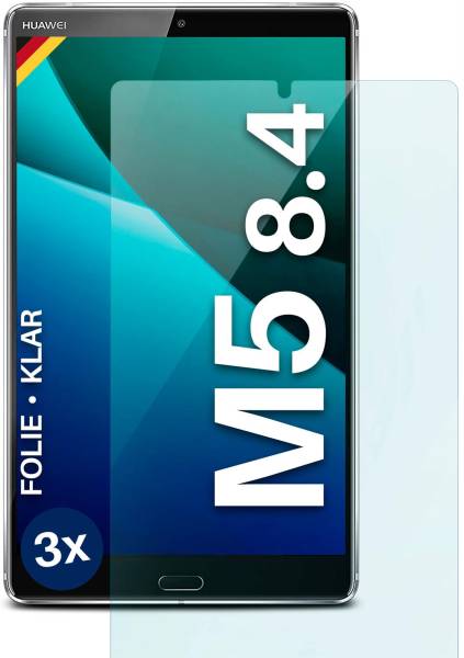 moex FlexProtect Klar für Huawei MediaPad M5 (8.4) – Schutzfolie für zusätzlichen Displayschutz, Ultra klar