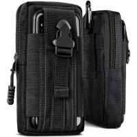 ONEFLOW Survival Case für Samsung Galaxy S10 Plus – Handy Gürteltasche aus Oxford Nylon mit Karabiner