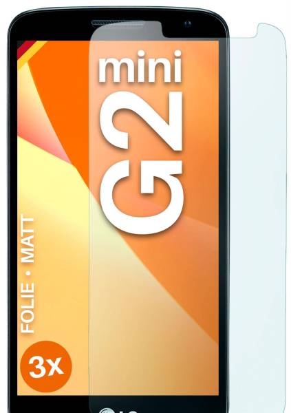moex FlexProtect Matt für LG G2 Mini – Anti Reflex Schutzfolie für besten Displayschutz, Matt