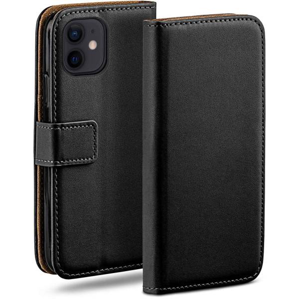 moex Book Case für iPhone 12 mini Klapphülle mit Kartenfach