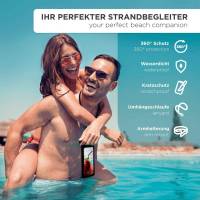 ONEFLOW Beach Bag für Motorola Moto E40 – Wasserdichte Handyhülle für Strand & Pool, Unterwasser Hülle