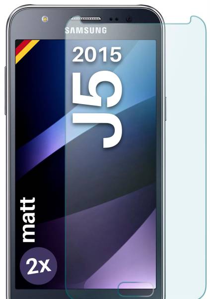 moex ShockProtect Matt für Samsung Galaxy J5 (2015) – Panzerglas für kratzfesten Displayschutz, Anti Reflex