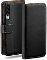 moex Book Case für Samsung Galaxy A90 5G – Klapphülle aus PU Leder mit Kartenfach, Komplett Schutz