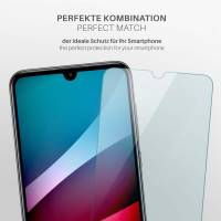 moex ShockProtect Klar für Huawei Y7 Prime (2019) – Panzerglas für kratzfesten Displayschutz, Ultra klar
