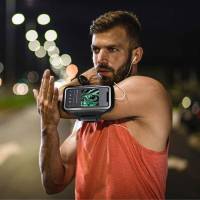 ONEFLOW Workout Case für LG Q70 – Handy Sport Armband zum Joggen und Fitness Training