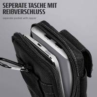 ONEFLOW Survival Case für Motorola Moto G84 5G – Handy Gürteltasche aus Oxford Nylon mit Karabiner