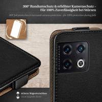 moex Flip Case für OnePlus 10 Pro – PU Lederhülle mit 360 Grad Schutz, klappbar