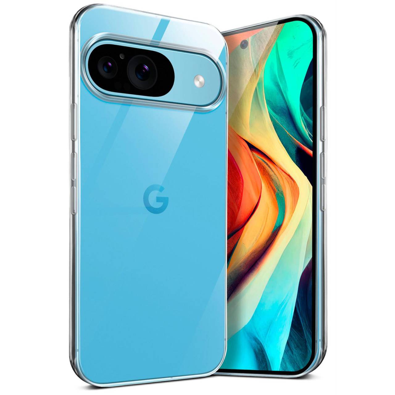 moex Aero Case Google Pixel 9 durchsichtig aus Silikon