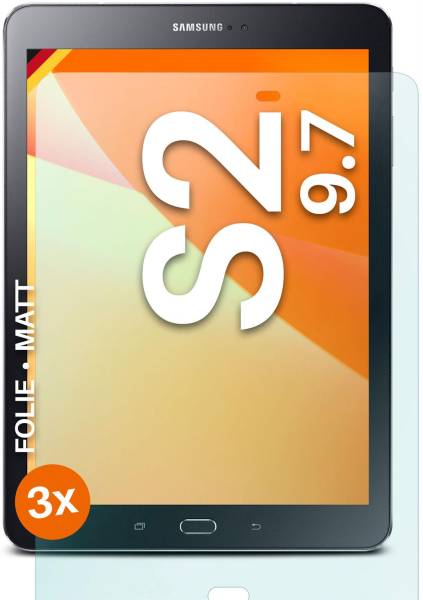moex FlexProtect Matt für Samsung Galaxy Tab S2 9.7 – Anti Reflex Schutzfolie für besten Displayschutz, Matt