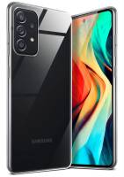 moex Aero Case für Samsung Galaxy A52 5G – Durchsichtige Hülle aus Silikon, Ultra Slim Handyhülle