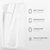 ONEFLOW Touch Case für Apple iPhone 14 Plus – 360 Grad Full Body Schutz, komplett beidseitige Hülle