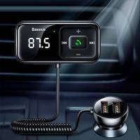 Baseus S-16 Bluetooth MP3 Player – Kabelloser Auto Audio Player, Freisprechfunktion, USB-Ladegerät