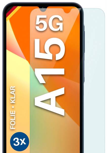 moex FlexProtect Matt für Samsung Galaxy A15 5G – Anti Reflex Schutzfolie für besten Displayschutz, Matt