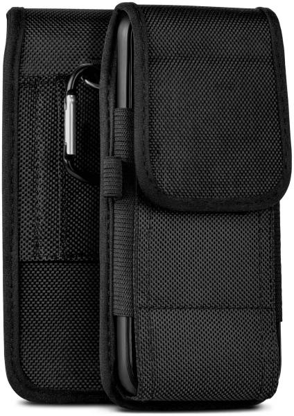 moex Agility Case für Apple iPhone 15 – Handy Gürteltasche aus Nylon mit Karabiner und Gürtelschlaufe