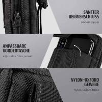 ONEFLOW Survival Case für Samsung Galaxy Fold – Handy Gürteltasche aus Oxford Nylon mit Karabiner