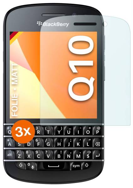 moex FlexProtect Matt für BlackBerry Q10 – Anti Reflex Schutzfolie für besten Displayschutz, Matt