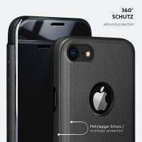 moex Void Case für Apple iPhone 7 – Klappbare 360 Grad Schutzhülle, Hochglanz Klavierlack Optik