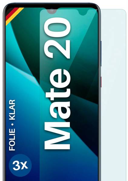 moex FlexProtect Klar für Huawei Mate 20 – Schutzfolie für unsichtbaren Displayschutz, Ultra klar