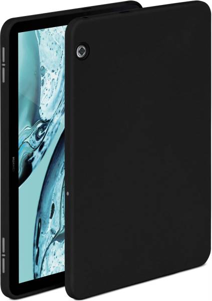 ONEFLOW Soft Case für Huawei MediaPad T5 – weiche Tablet Hülle aus Silikon mit Kameraschutz