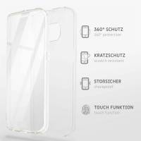 ONEFLOW Touch Case für Xiaomi Redmi Note 12 (4G) – 360 Grad Full Body Schutz, komplett beidseitige Hülle
