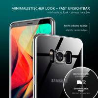 moex Aero Case für Samsung Galaxy S8 – Durchsichtige Hülle aus Silikon, Ultra Slim Handyhülle