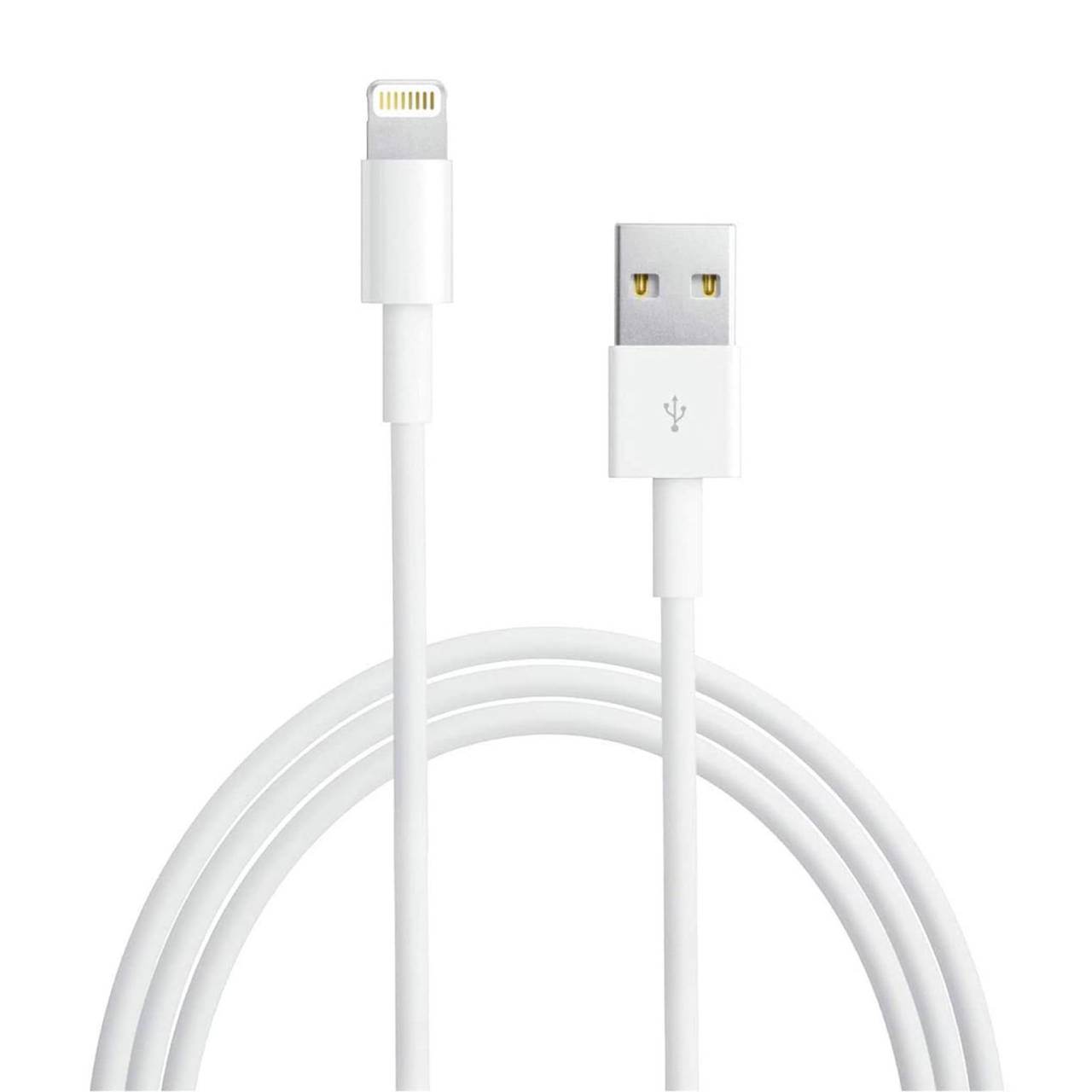 Apple Ladekabel – USB-A auf Lightning für iPhone 5 - 14 und iPad Modelle, Schnelle Datenübertragung, Länge 1,0 m