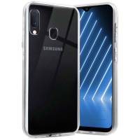 ONEFLOW Clear Case für Samsung Galaxy A20e – Transparente Hülle aus Soft Silikon, Extrem schlank