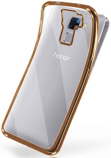 moex Chrome Case für Huawei Honor 7 – Handy Bumper mit Chrom Rand – Transparente Hülle