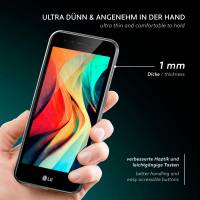 moex Aero Case für LG K4 (2017) – Durchsichtige Hülle aus Silikon, Ultra Slim Handyhülle