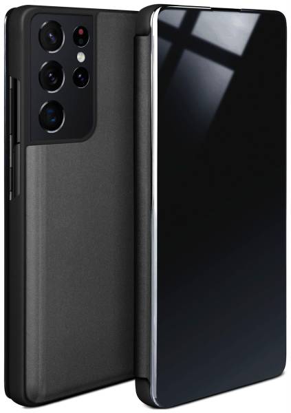 moex Void Case für Samsung Galaxy S21 Ultra – Klappbare 360 Grad Schutzhülle, Hochglanz Klavierlack Optik