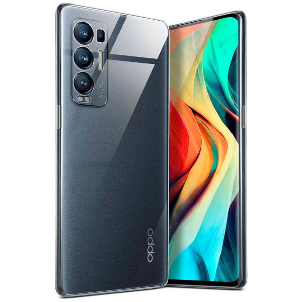 moex Aero Case für Oppo Find X3 Neo – Durchsichtige Hülle aus Silikon, Ultra Slim Handyhülle