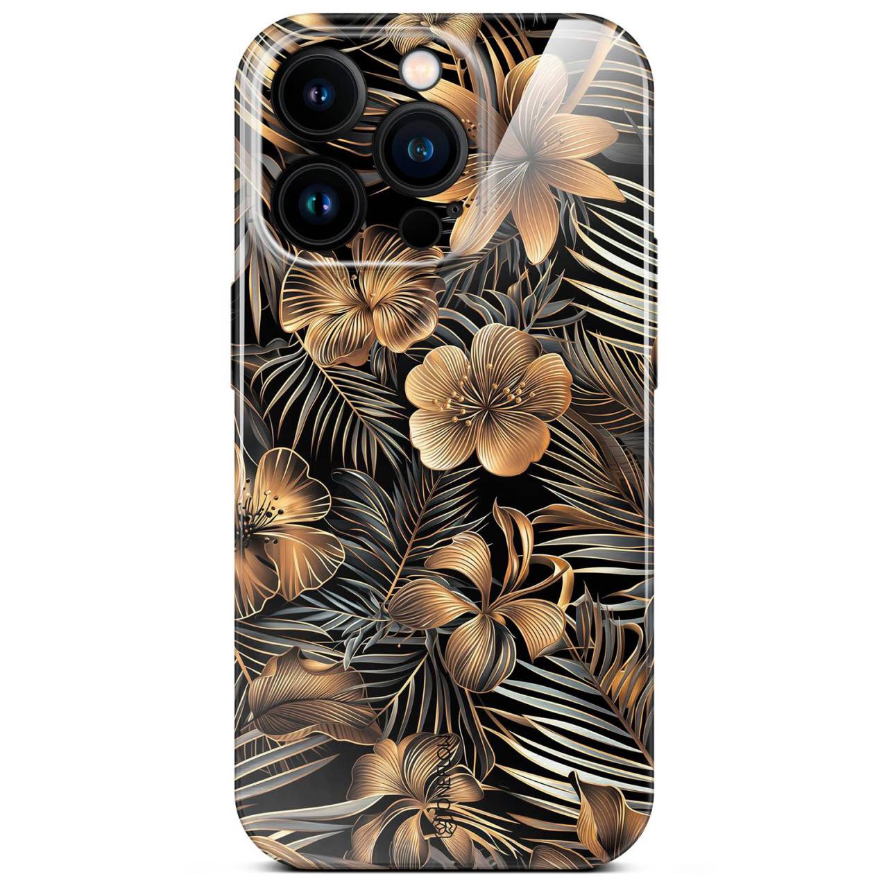 ONEFLOW Flower Cover iPhone 15 Pro Blumen Muster