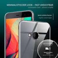 moex Aero Case für HTC U Play – Durchsichtige Hülle aus Silikon, Ultra Slim Handyhülle
