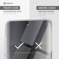 ONEFLOW Touch Case für Samsung Galaxy S21 – 360 Grad Full Body Schutz, komplett beidseitige Hülle