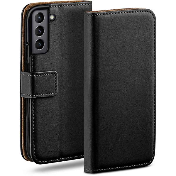 moex Book Case für Samsung Galaxy S21 Klapphülle mit Kartenfach