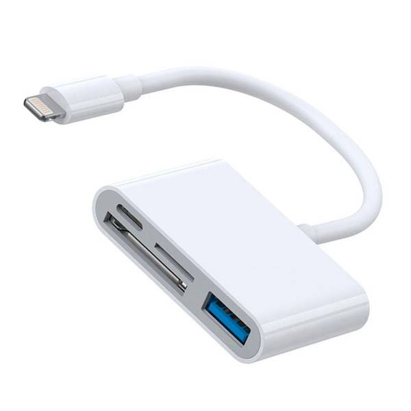 Joyroom S-H142 – Lightning auf USB OTG Kartenleser, Vielseitiger Micro-SD USB Lesegerät