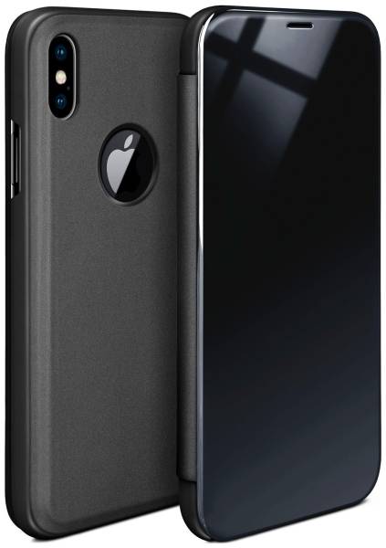 moex Void Case für Apple iPhone XS Max – Klappbare 360 Grad Schutzhülle, Hochglanz Klavierlack Optik