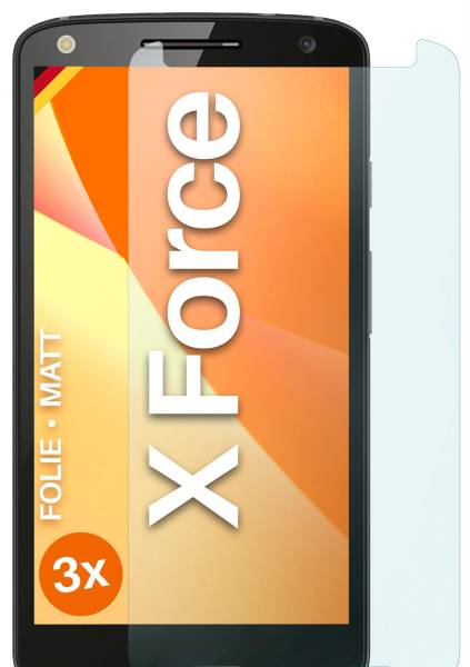 moex FlexProtect Matt für Motorola Moto X Force – Anti Reflex Schutzfolie für besten Displayschutz, Matt