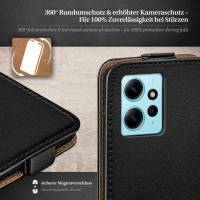 moex Flip Case für Xiaomi Redmi Note 12 (4G) – PU Lederhülle mit 360 Grad Schutz, klappbar