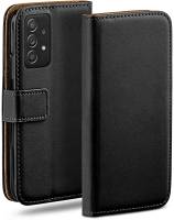 moex Book Case für Samsung Galaxy A52s 5G – Klapphülle aus PU Leder mit Kartenfach, Komplett Schutz