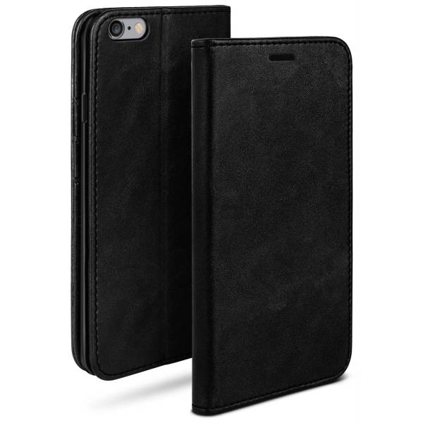 moex Casual Case für Apple iPhone 6 – 360 Grad Schutz Booklet, PU Lederhülle mit Kartenfach