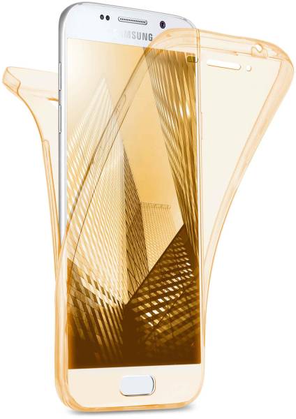 moex Double Case für Samsung Galaxy A3 (2016) – 360 Grad Hülle aus Silikon, Rundumschutz beidseitig