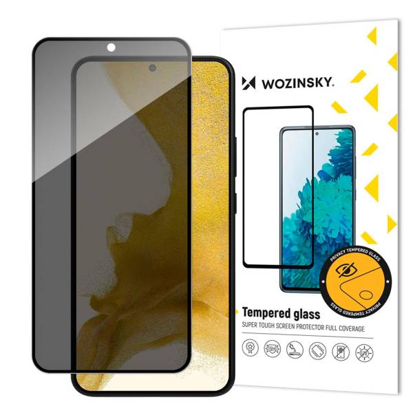 Wozinsky Privacy Glass für Samsung Galaxy S22 – Displayschutz, Privacy Screen Protector für Handy