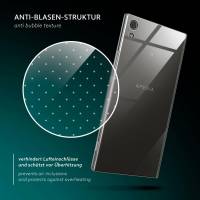 moex Aero Case für Sony Xperia XA1 Ultra – Durchsichtige Hülle aus Silikon, Ultra Slim Handyhülle