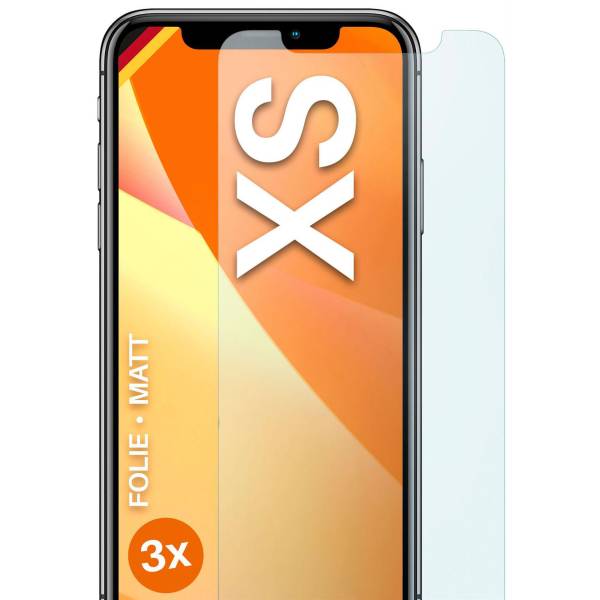 moex FlexProtect iPhone XS Schutzfolie Matt
