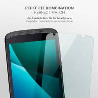 moex FlexProtect Klar für HTC Desire 526G Plus – Schutzfolie für unsichtbaren Displayschutz, Ultra klar